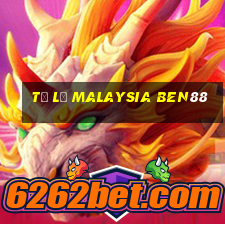 tỷ lệ malaysia ben88