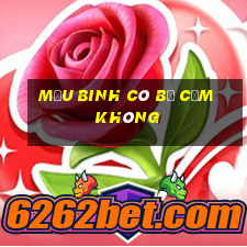 Mậu Binh có bị cấm không