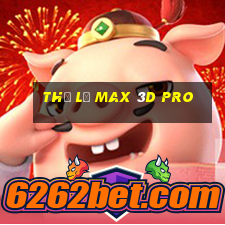 thể lệ max 3d pro