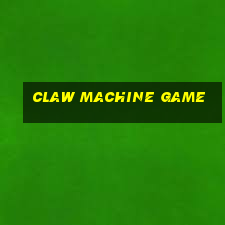 claw machine game