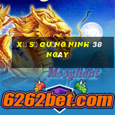 xổ số quảng ninh 30 ngày