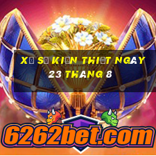 xổ số kiến thiết ngày 23 tháng 8