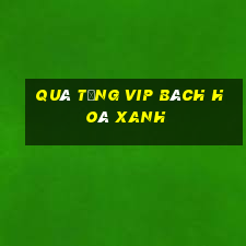 quà tặng vip bách hoá xanh