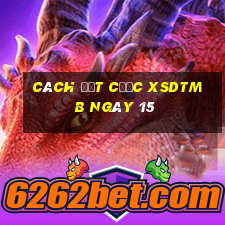 Cách đặt cược XSDTMB ngày 15