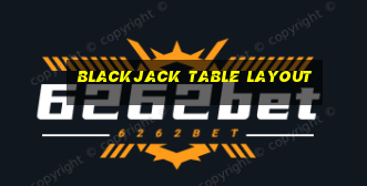 blackjack table layout