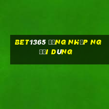 bet1365 Đăng nhập người dùng