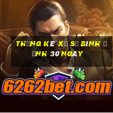 thống kê xổ số bình định 30 ngày