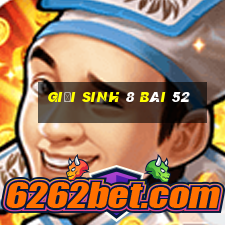 giải sinh 8 bài 52