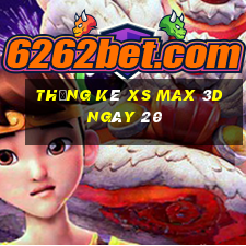 Thống kê XS Max 3D ngày 20