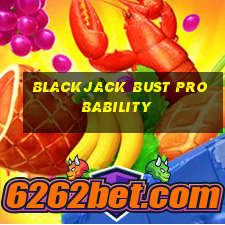 blackjack bust probability