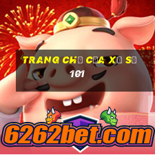 Trang chủ của xổ số 101