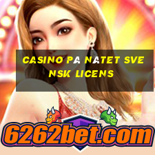 casino på nätet svensk licens