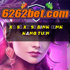 xổ số xổ số bình định hàng tuần