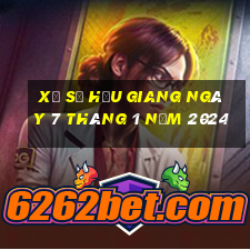 xổ số hậu giang ngày 7 tháng 1 năm 2024