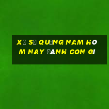 xổ số quảng nam hôm nay đánh con gì