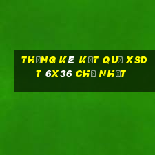 THỐNG KÊ KẾT QUẢ XSDT 6x36 Chủ Nhật