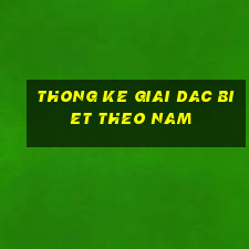 thong ke giai dac biet theo nam