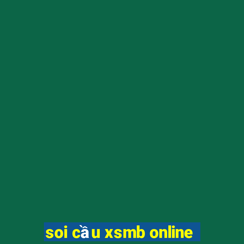 soi cầu xsmb online