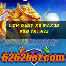 Lịch quay xs Max3D Pro thứ hai