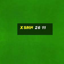 xsmn 26 11