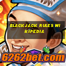 blackjack rules wikipedia