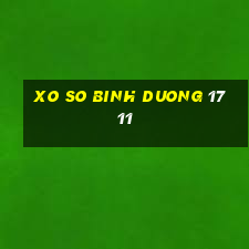 xo so binh duong 17 11