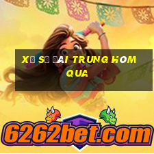 xổ số đài trung hôm qua