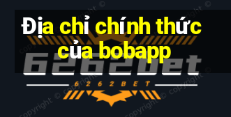 Địa chỉ chính thức của bobapp