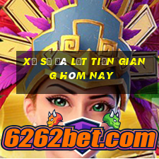 xổ số đà lạt tiền giang hôm nay