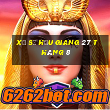 xổ số hậu giang 27 tháng 8