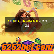 xổ số hậu giang 30 3 24