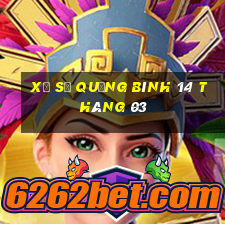 xổ số quảng bình 14 tháng 03