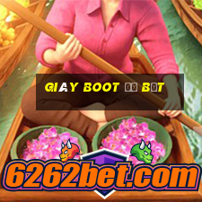 giày boot đế bệt