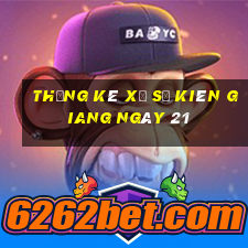 Thống kê Xổ Số kiên giang ngày 21