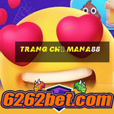 Trang Chủ Mana88