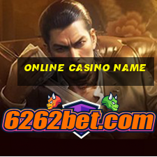 online casino name