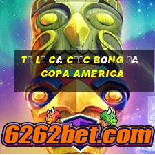 tỷ lệ cá cược bóng đá copa america