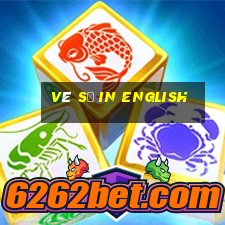 vé số in english