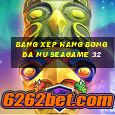 bang xep hang bong da nu seagame 32