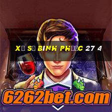 xổ số bình phước 27 4