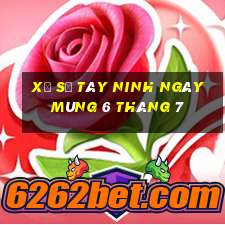 xổ số tây ninh ngày mùng 6 tháng 7