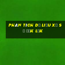 Phân tích dữ liệu xổ số đắk lắk