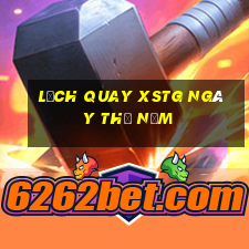 Lịch quay XSTG ngày thứ năm