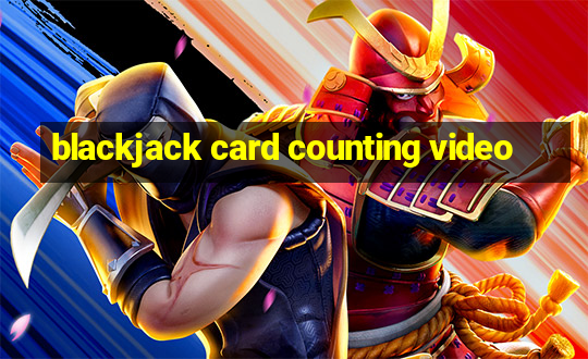 blackjack card counting video