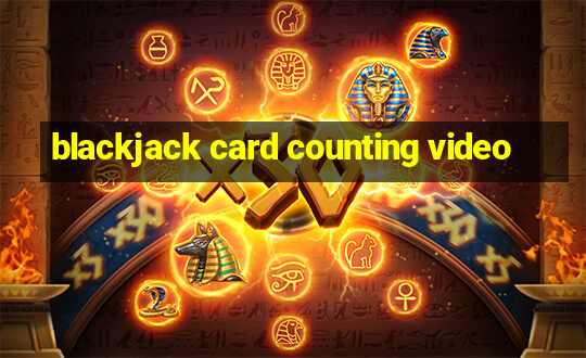 blackjack card counting video