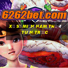 xổ số miền nam thứ 4 tuần trước