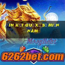 in kết quả xổ số miền nam