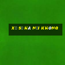 xổ số hà nội không