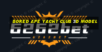 bored ape yacht club 3d model