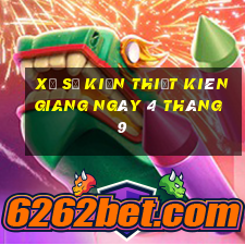 xổ số kiến thiết kiên giang ngày 4 tháng 9